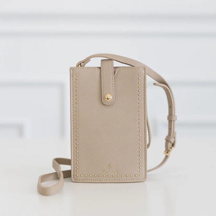 Hollis | Call You Later Crossbody Purse in Nude