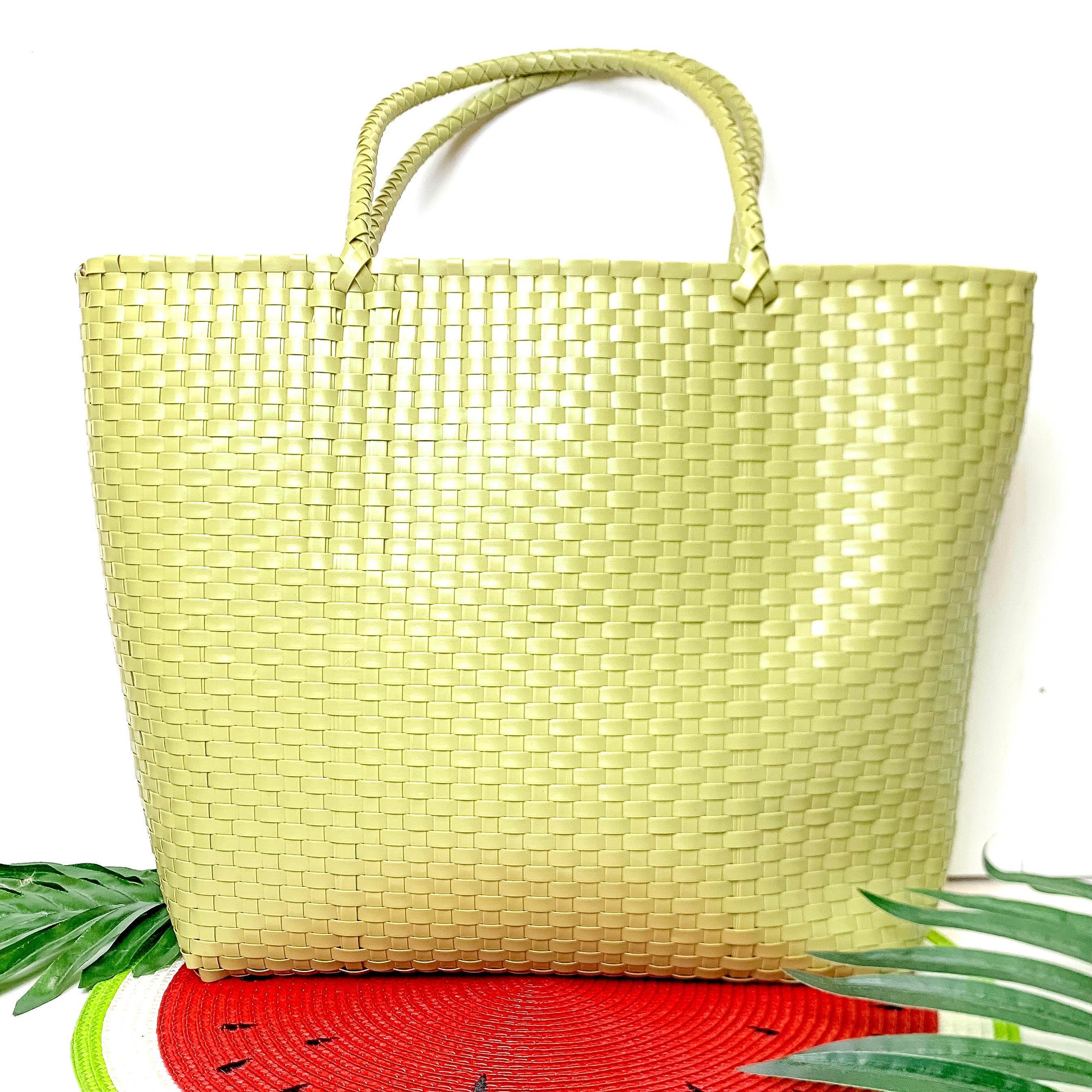 Coastal Couture Carryall Tote Bag in Sage Green - Giddy Up Glamour Boutique