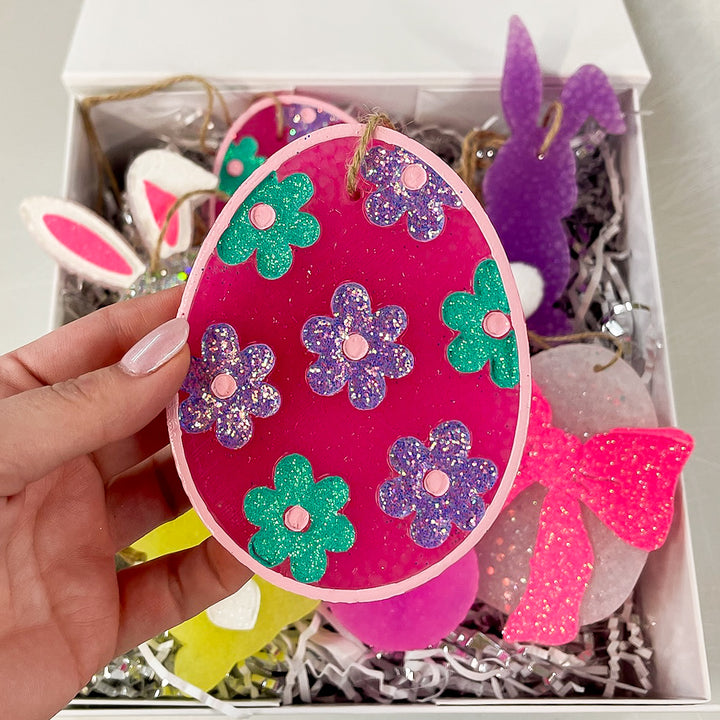Flower Easter Egg Car Freshie in Various Scents