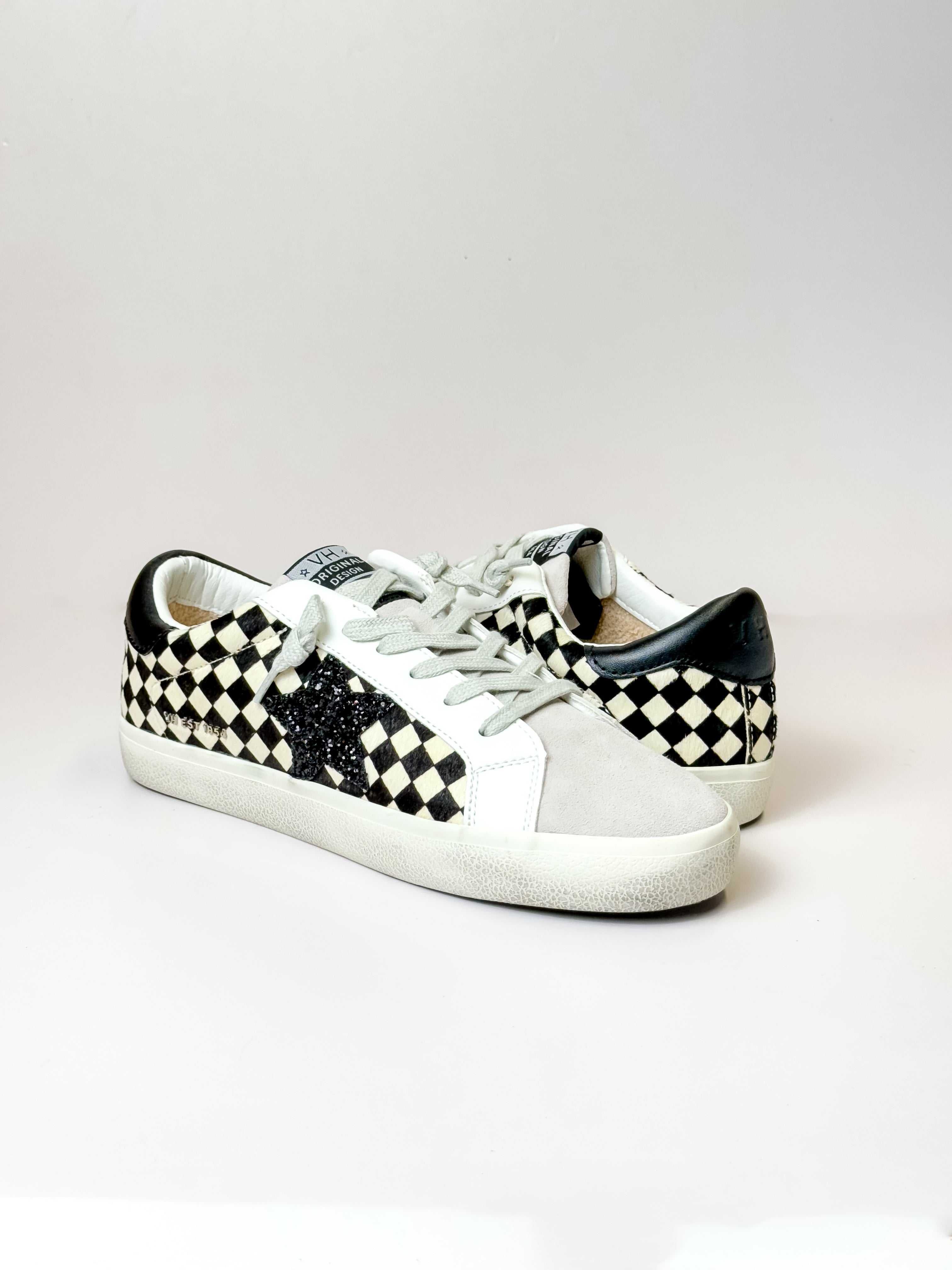 Vintage Havana | Flair 15 Sneakers in Checkered Multi - Giddy Up Glamour Boutique