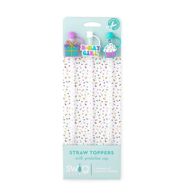 Swig | Make a Wish Straw Topper Set