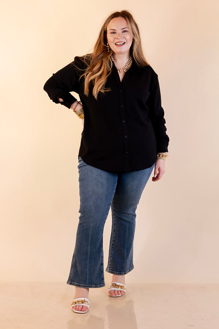 SPANX | AirEssentials Button Down Top in Black