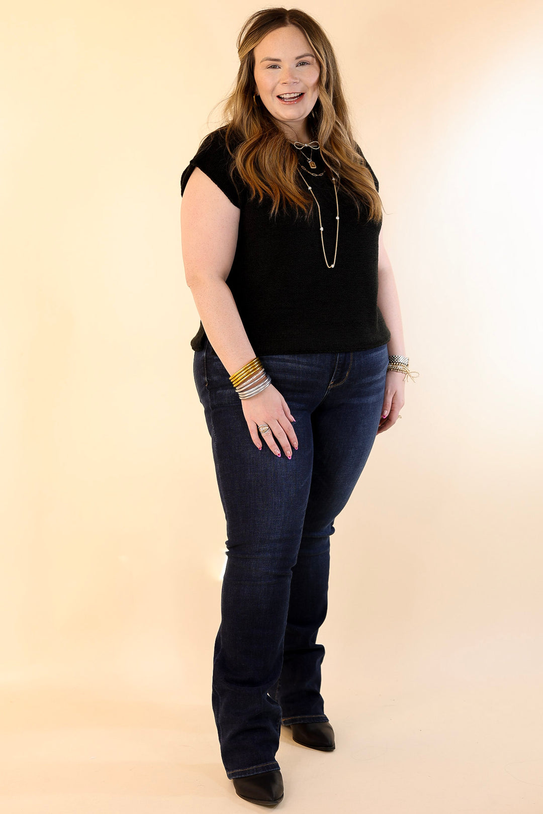 Judy Blue | Daily Essential Bootcut Jean in Dark Wash