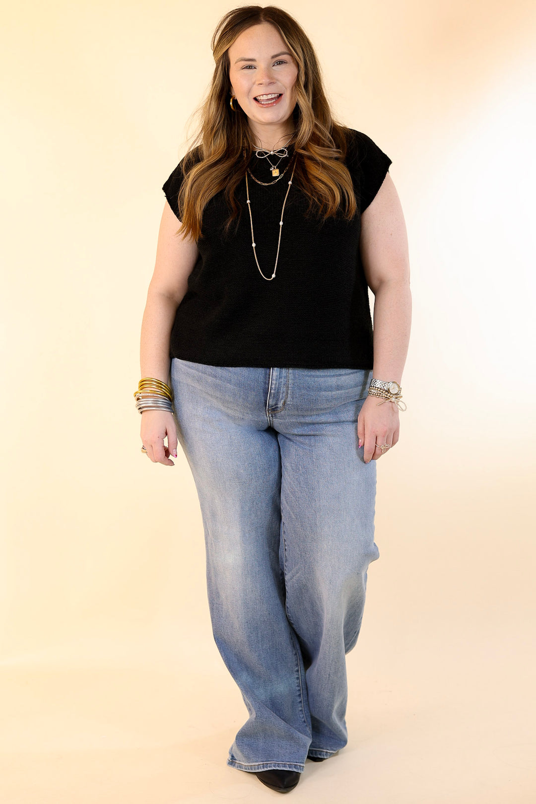 Judy Blue | Can't Go Wrong Retro Wide Leg Jean in Vintage Medium Wash