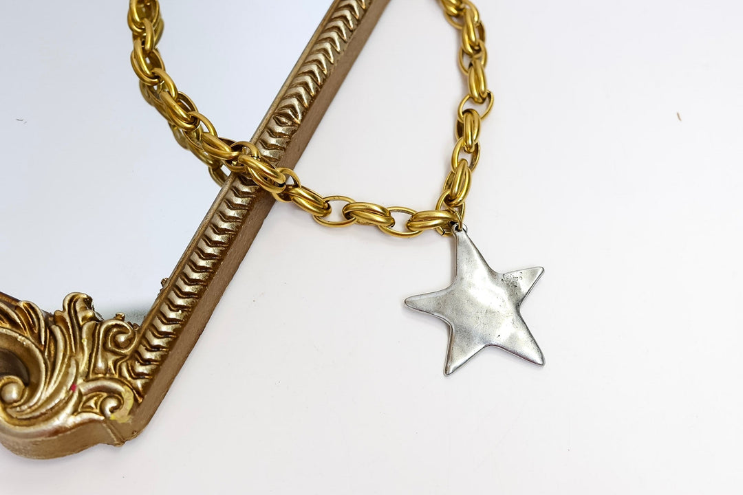 Bracha | Star Shine Two Tone Necklace