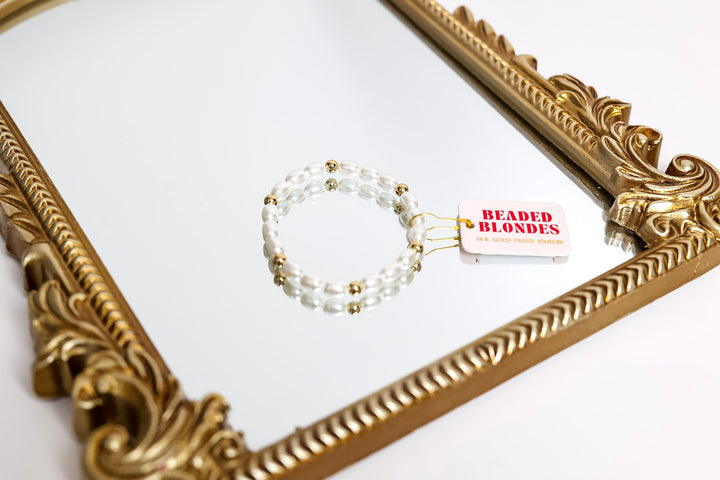 Beaded Blondes | Stacy Pearl Beaded Bracelet