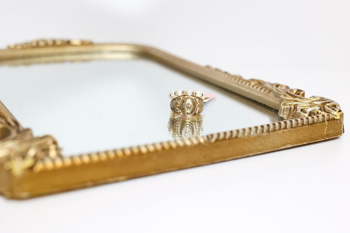 Beaded Blondes | Coastal Pearl Ring in Gold