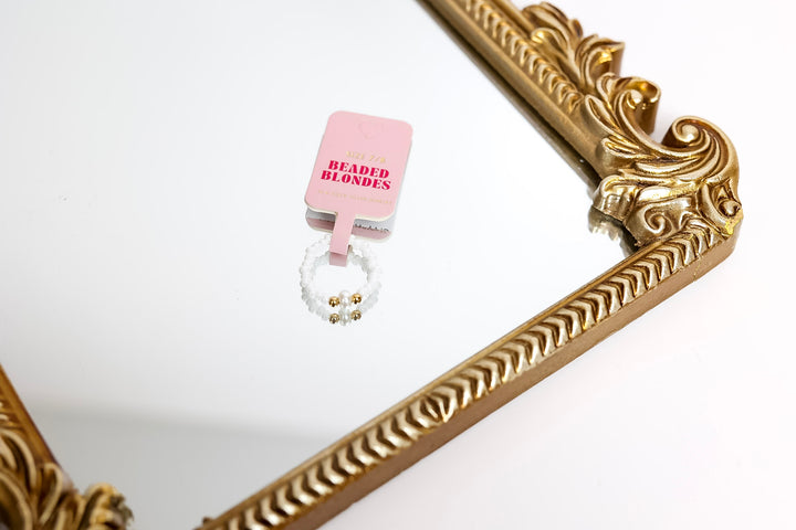 Beaded Blondes | Luster White Pearl Ring