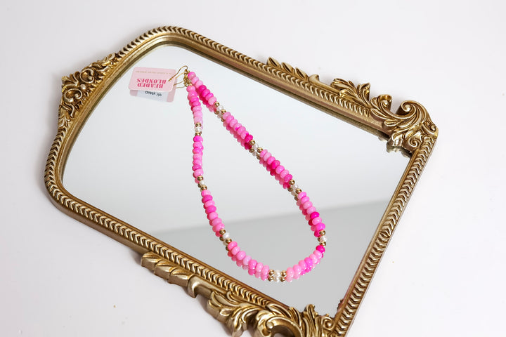 Beaded Blondes | Pink Skies Gemstone Necklace