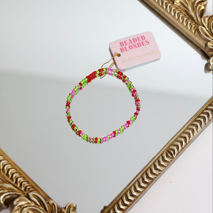 Beaded Blondes | Holiday Spirit Sprinkle Bracelet