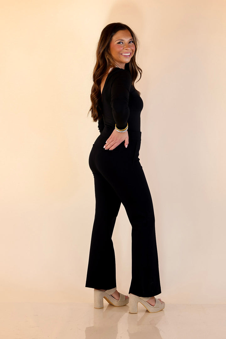 SPANX | SPANXsupersmooth™ PerfectFit Ponte Kick Flare Pant in Black