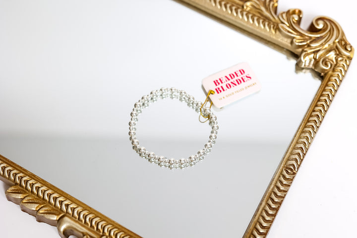 Beaded Blondes | Katy Bracelet in Silver