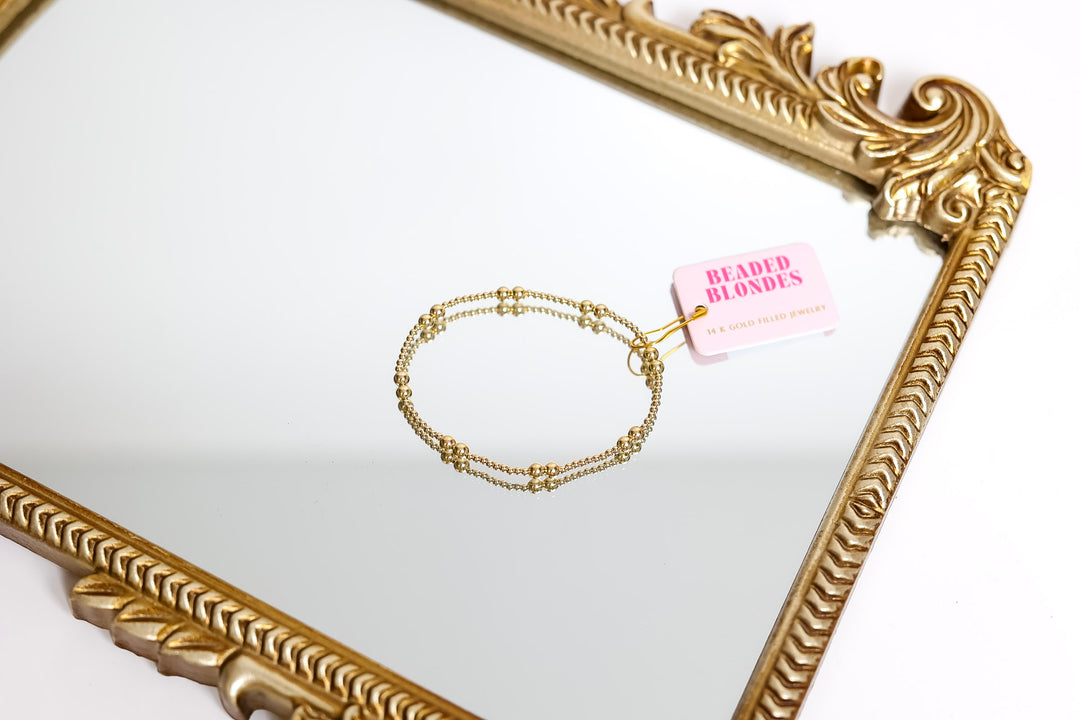 Beaded Blondes | Leah Bracelet in Gold