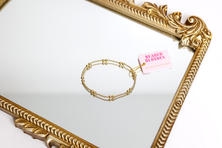 Beaded Blondes | Leah Bracelet in Gold