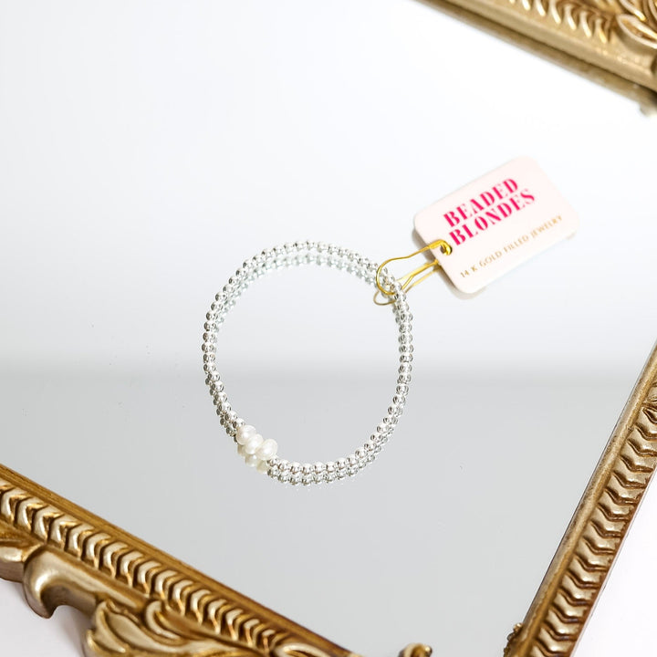 Beaded Blondes | Harper Bracelet in Silver