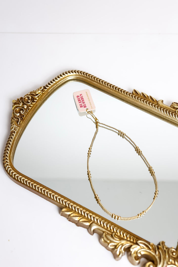 Beaded Blondes | ILY Gold Beaded Necklace