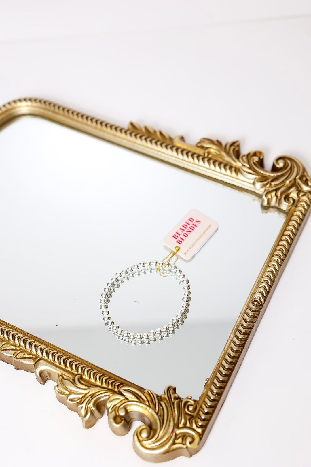 Beaded Blondes | 5MM Silver Beaded Bracelet