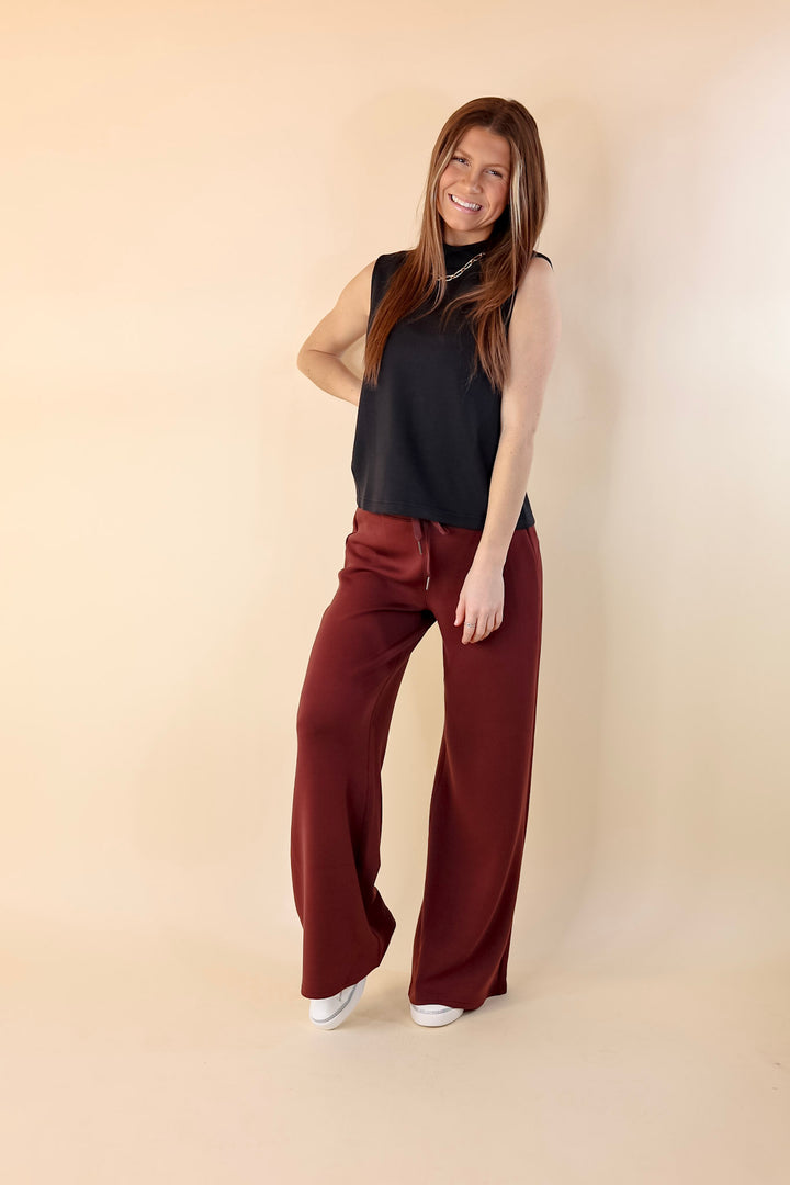 SPANX | AirEssentials Mock Neck Tank Top in Black - Giddy Up Glamour Boutique