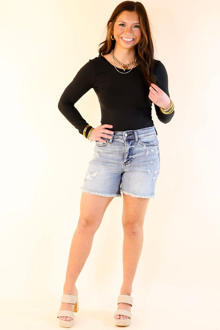 Judy Blue | Always in Style Denim Shorts in Light Wash