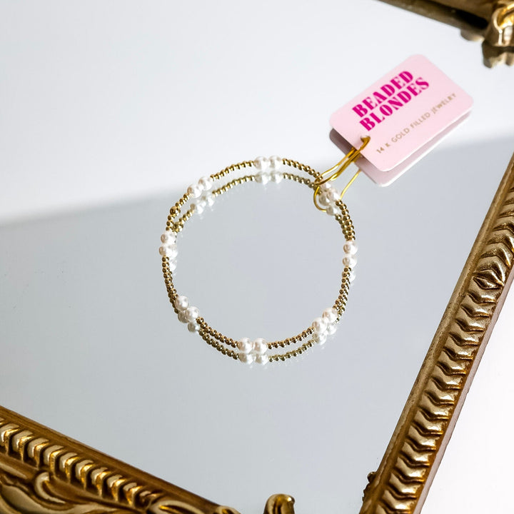 Beaded Blondes | Leah Pearl Bracelet
