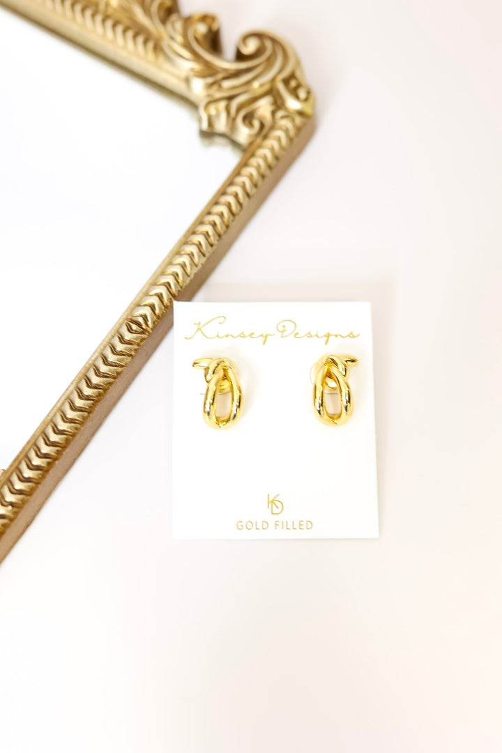 Kinsey Designs | Ana Stud Knot Earring in Gold