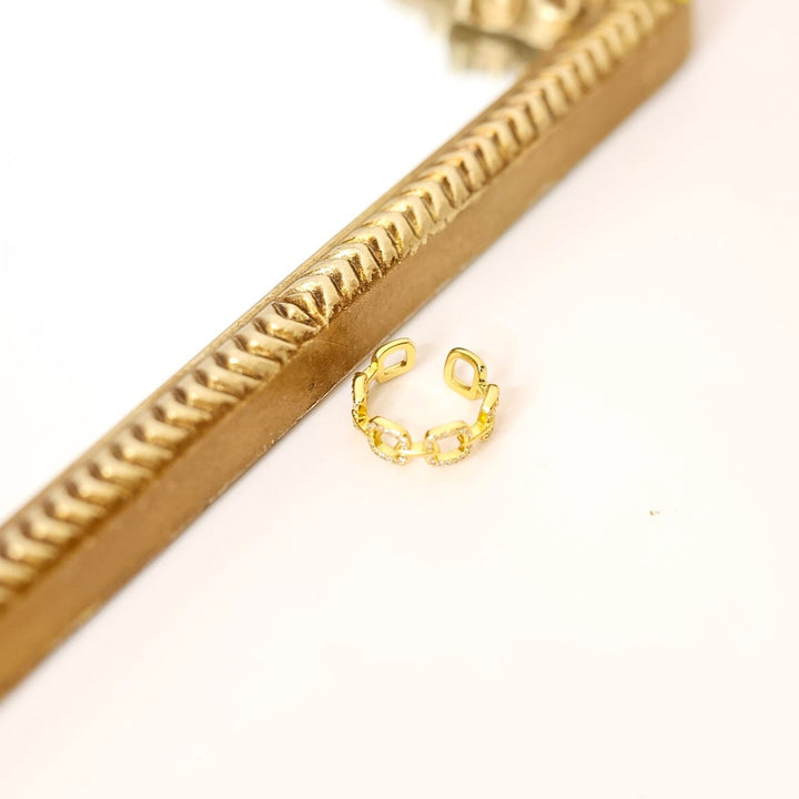 Kinsey Designs | Billie Chain Ring in Gold