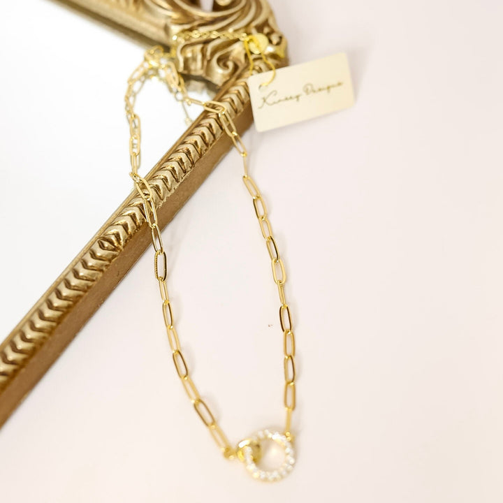 Kinsey Designs | Cyrus Interlocking Circle Necklace in Gold