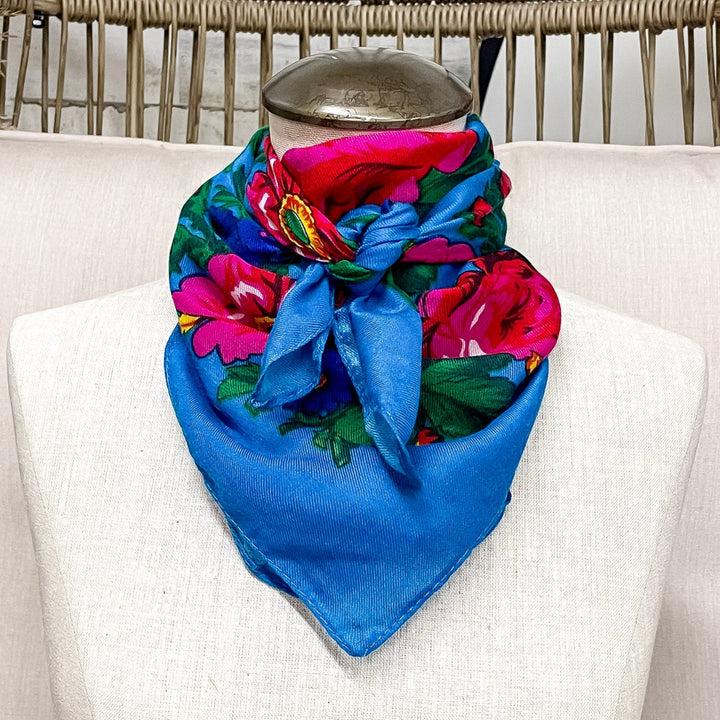 Rodeo Quincy | Rose Garden Wild Rag in Blue