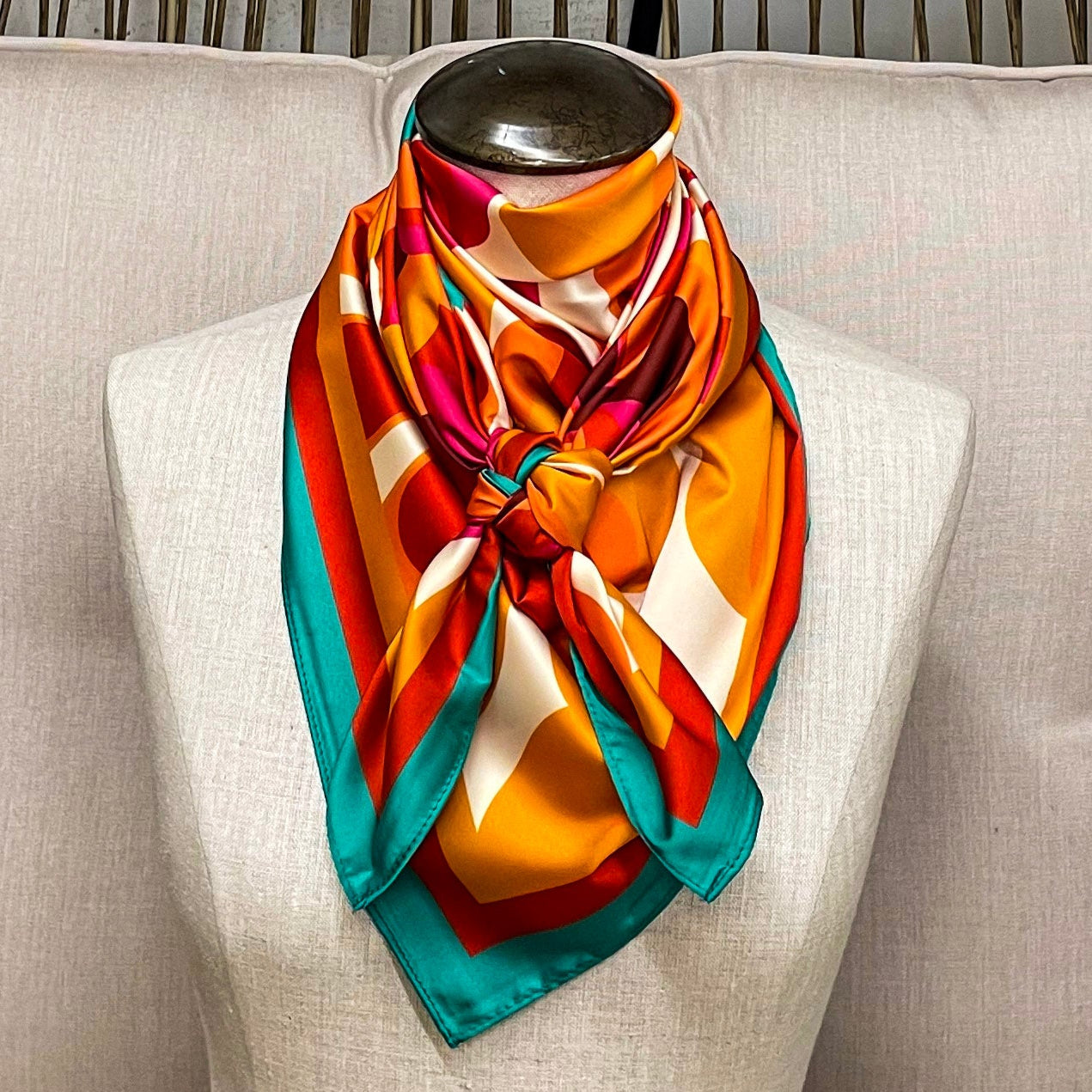 Funky Floral Wild Rag – Giddy Up Glamour Boutique