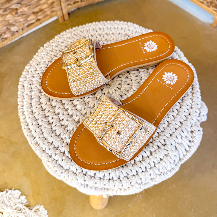 Yellow Box | Helden Slide Sandal in Natural