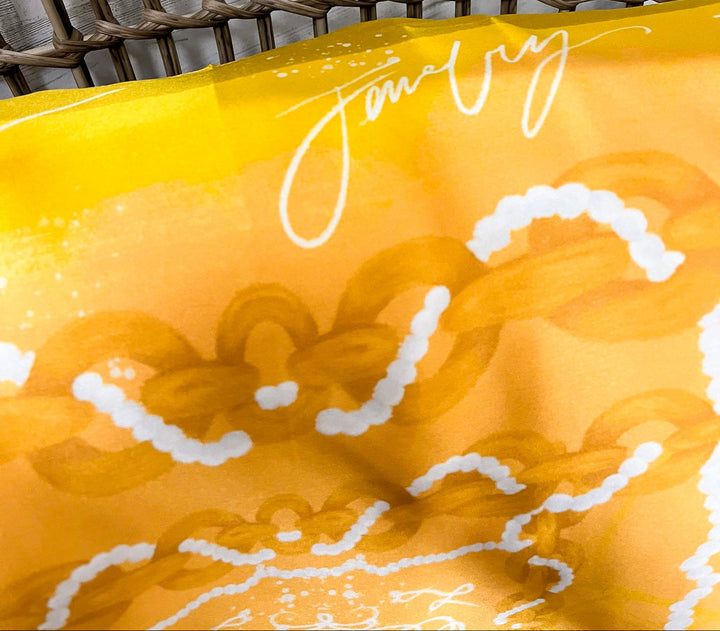 KB's Canvas | Madison Link Scarf in Yellow