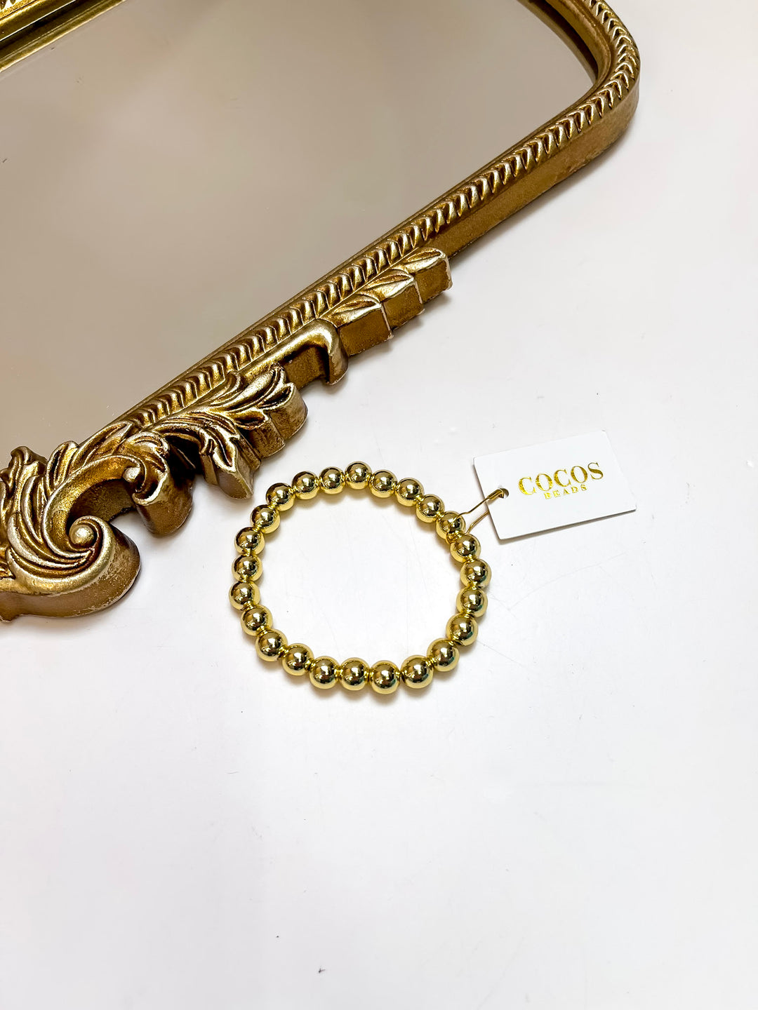 Coco's Beads and Co | The Goldie 8mm Bracelet in Gold