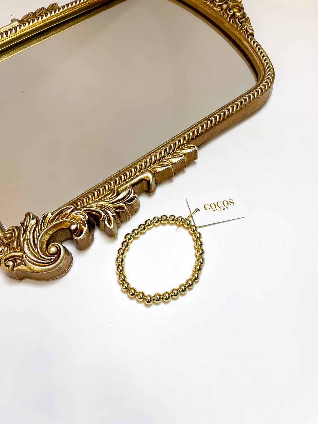 Coco's Beads and Co | The Goldie 6mm Bracelet in Gold