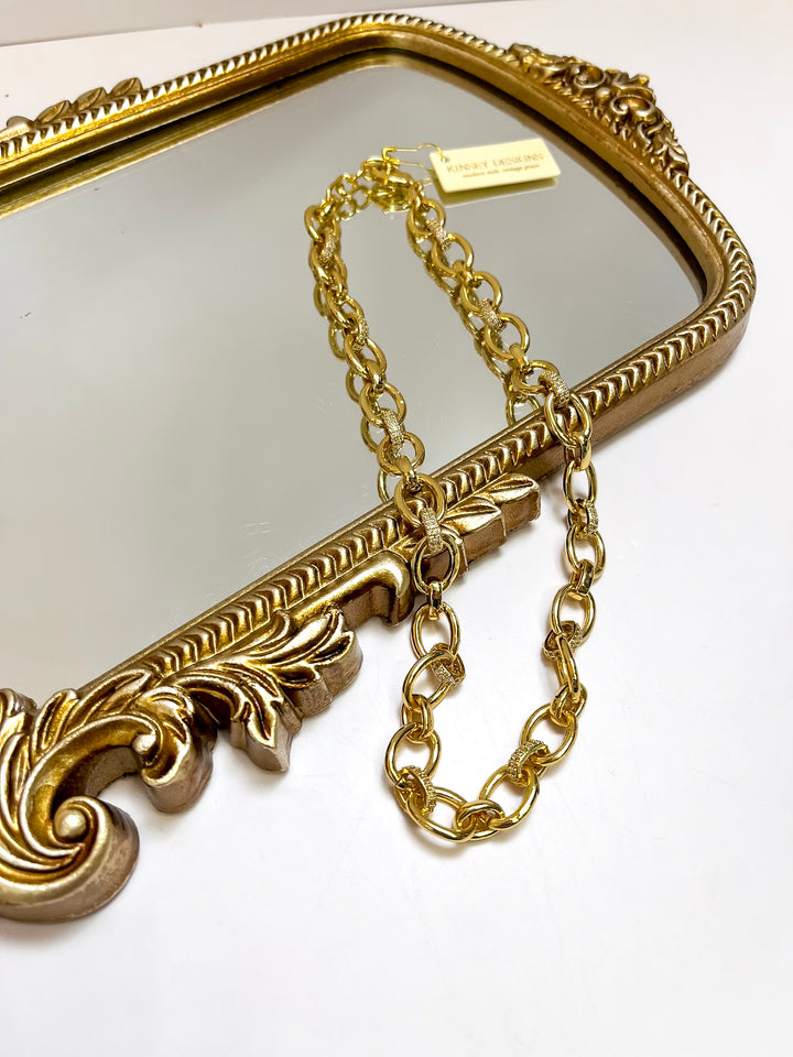 Kinsey Designs | Larken Link Necklace in Gold