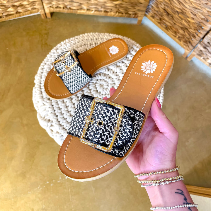 Yellow Box | Helden Slide Sandal in Black