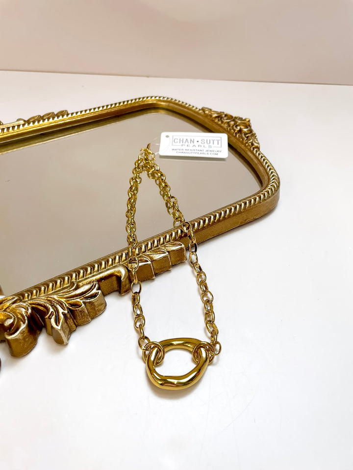 CHANSUTT PEARLS | The Scotty Chain Link Necklace in Gold