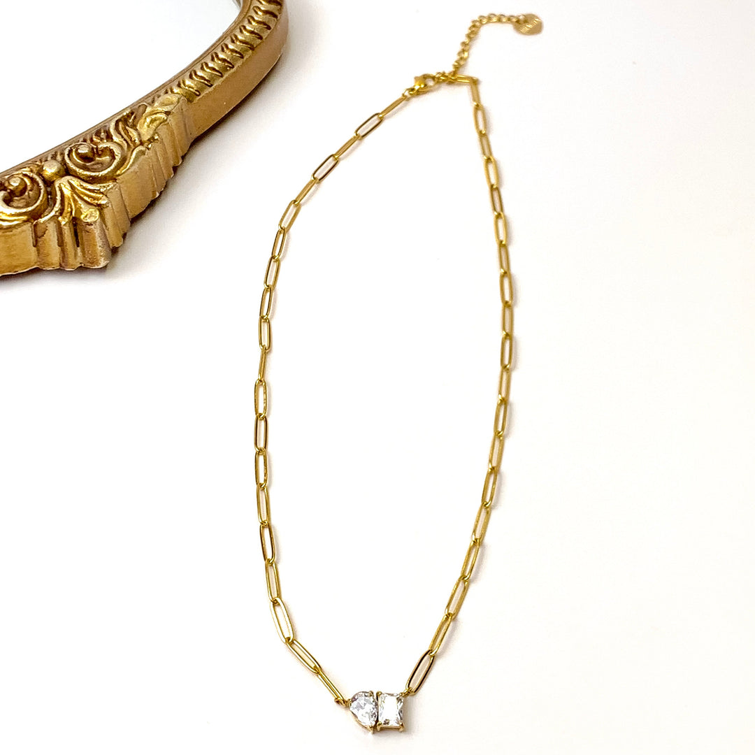 Bracha | Mindy Gold Tone Necklace - Giddy Up Glamour Boutique