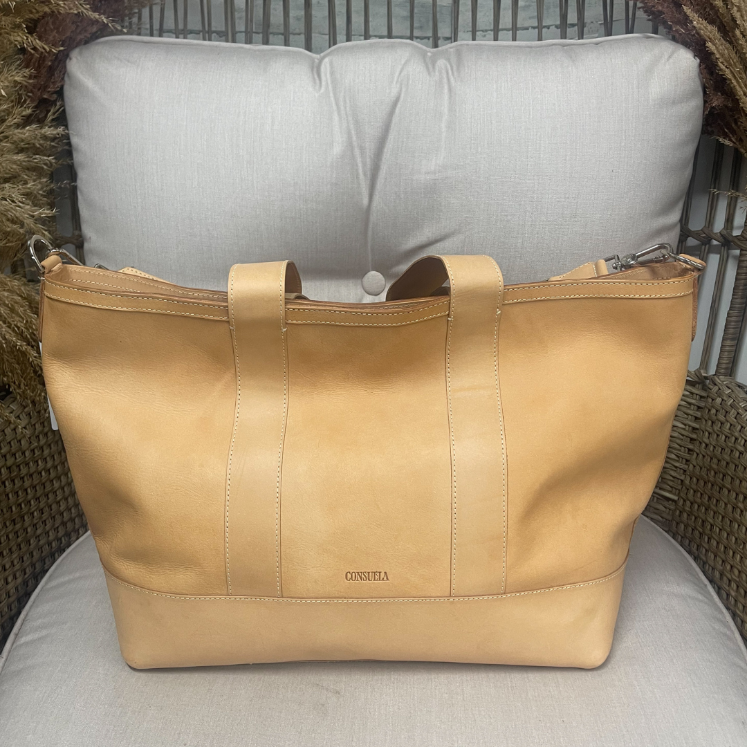 Blemished Consuela #2469 | Diego Genuine Leather Max Tote • FINAL SALE