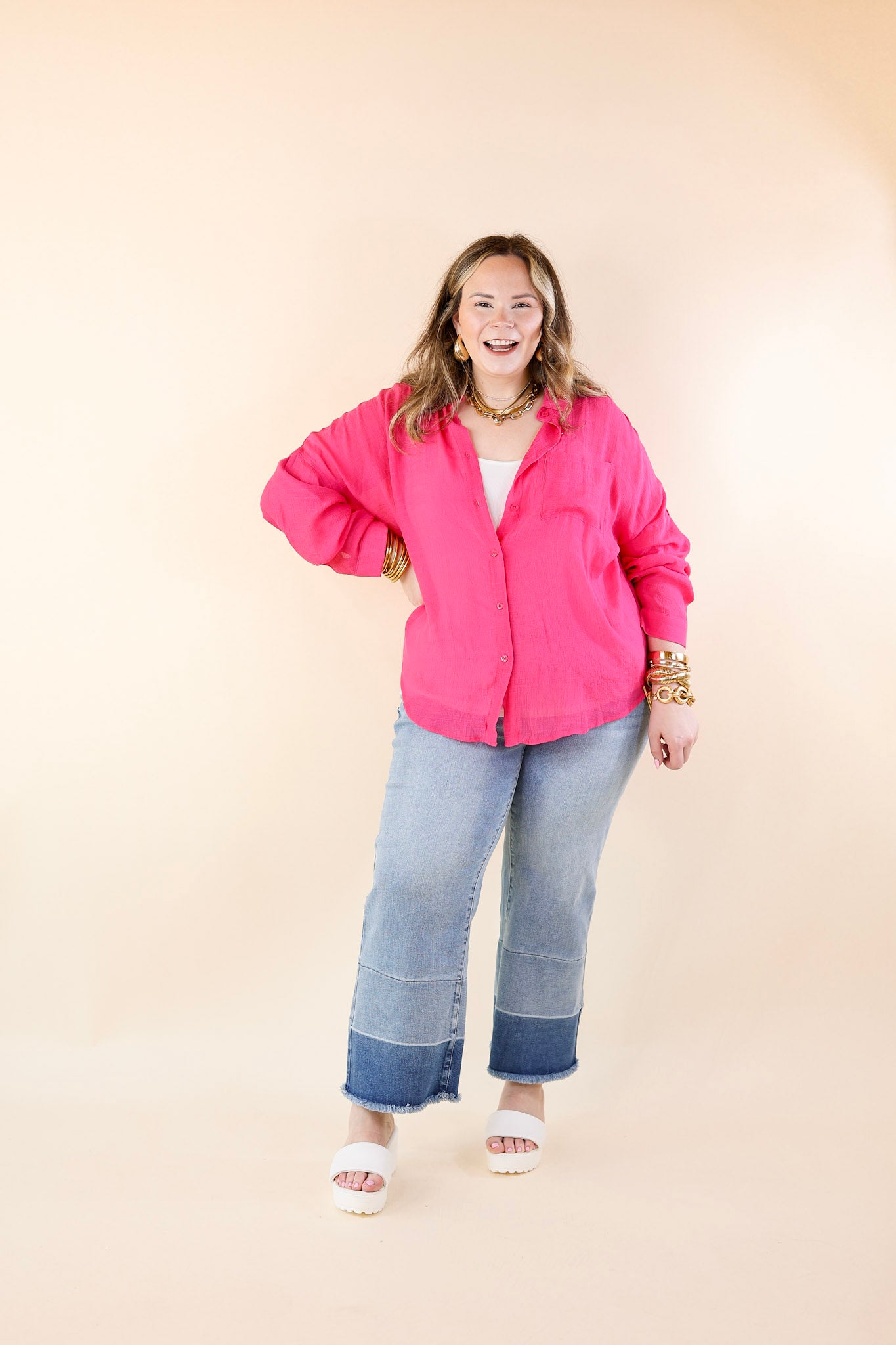 Long Sleeve Plain Bubble Hem V Neck Blouse (3 Colours) – Missy Online:  Shoes, Fashion & Accessories Based in Leeds