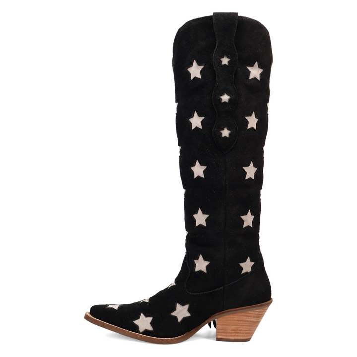 Online Exclusive | Dingo | Super Star Suede Leather Bootie in Black **PREORDER