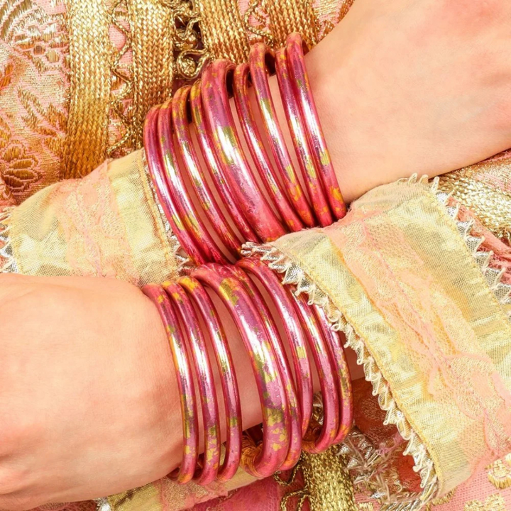 BuDhaGirl | KOI Tzubbie All Weather Bangle in Rose (Pink)