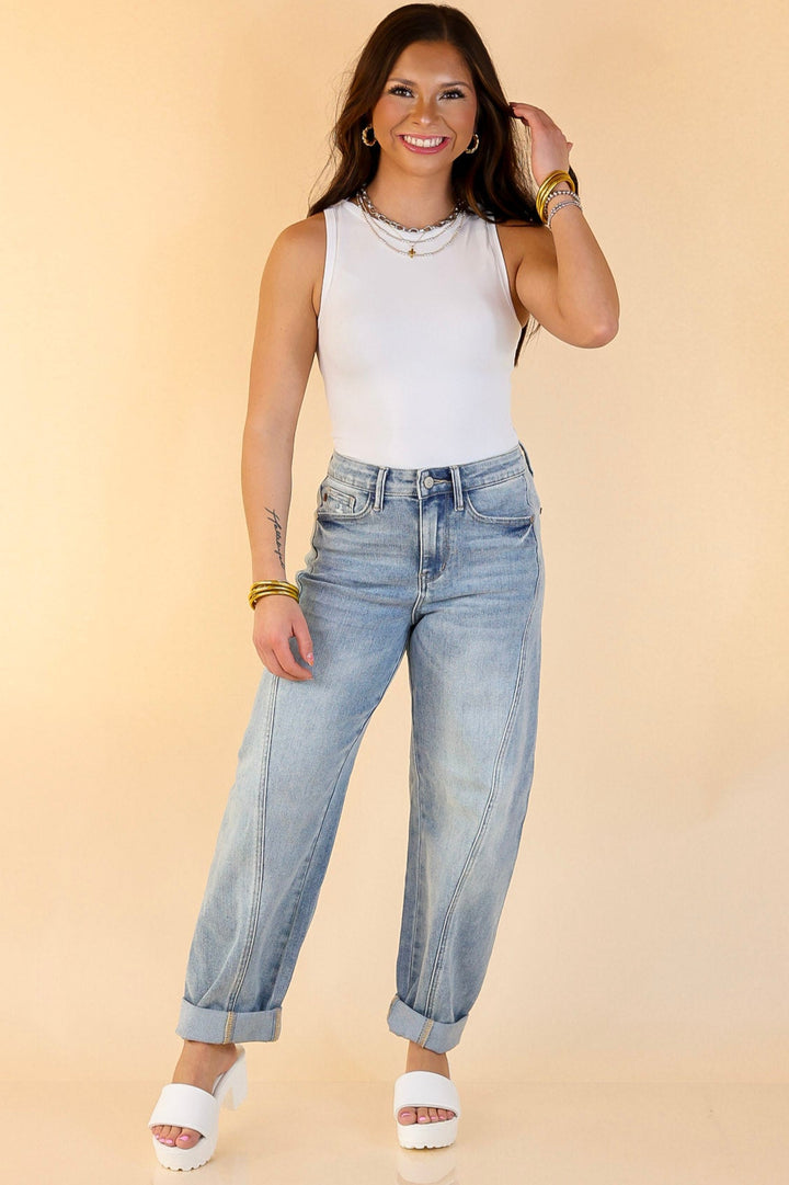 Sunshine State of Mind Tank Top Bodysuit in White