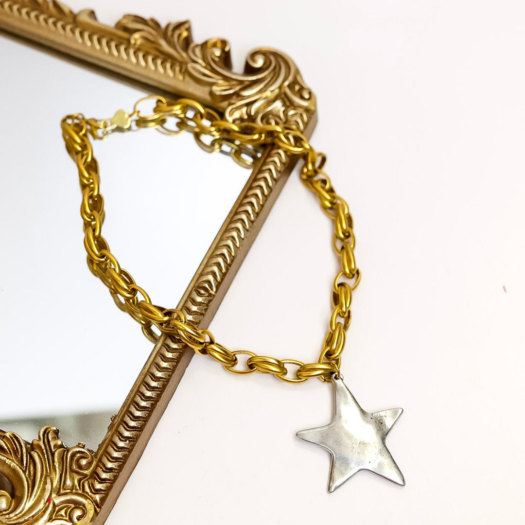 Bracha | Star Shine Two Tone Necklace