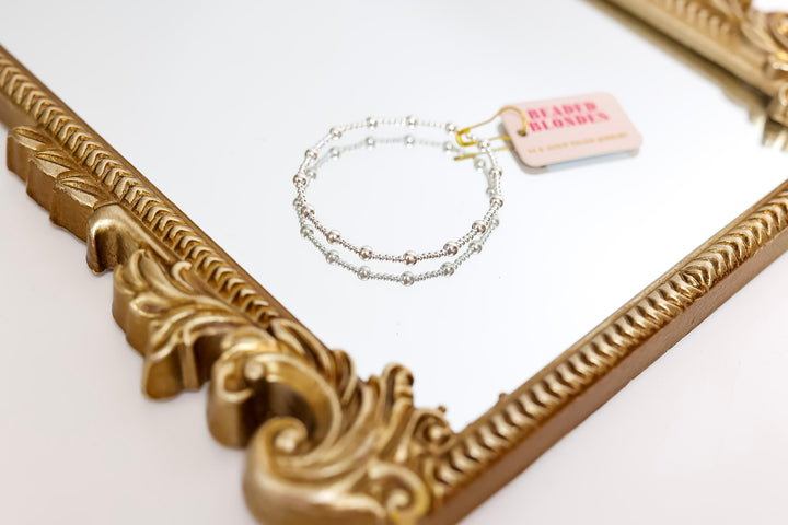 Beaded Blondes | June Bracelet in Silver