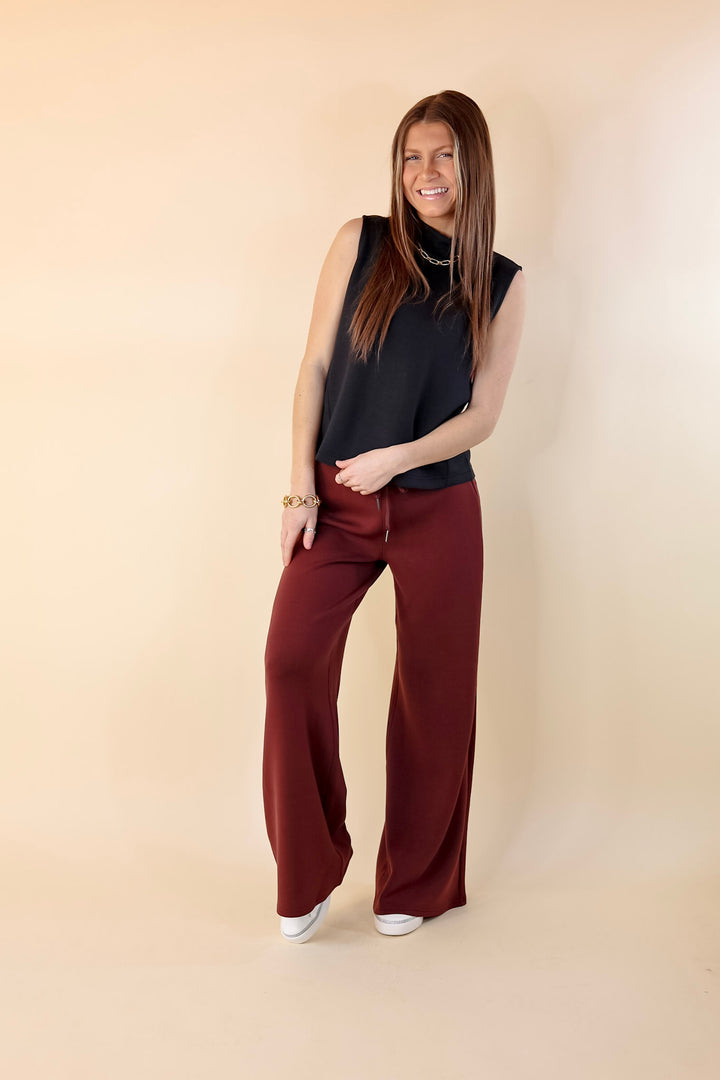 SPANX | AirEssentials Mock Neck Tank Top in Black - Giddy Up Glamour Boutique