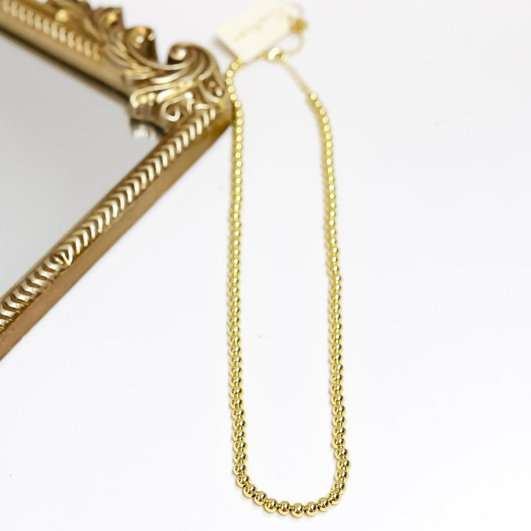 Kinsey Designs | Adda Beaded 5mm Necklace in Gold