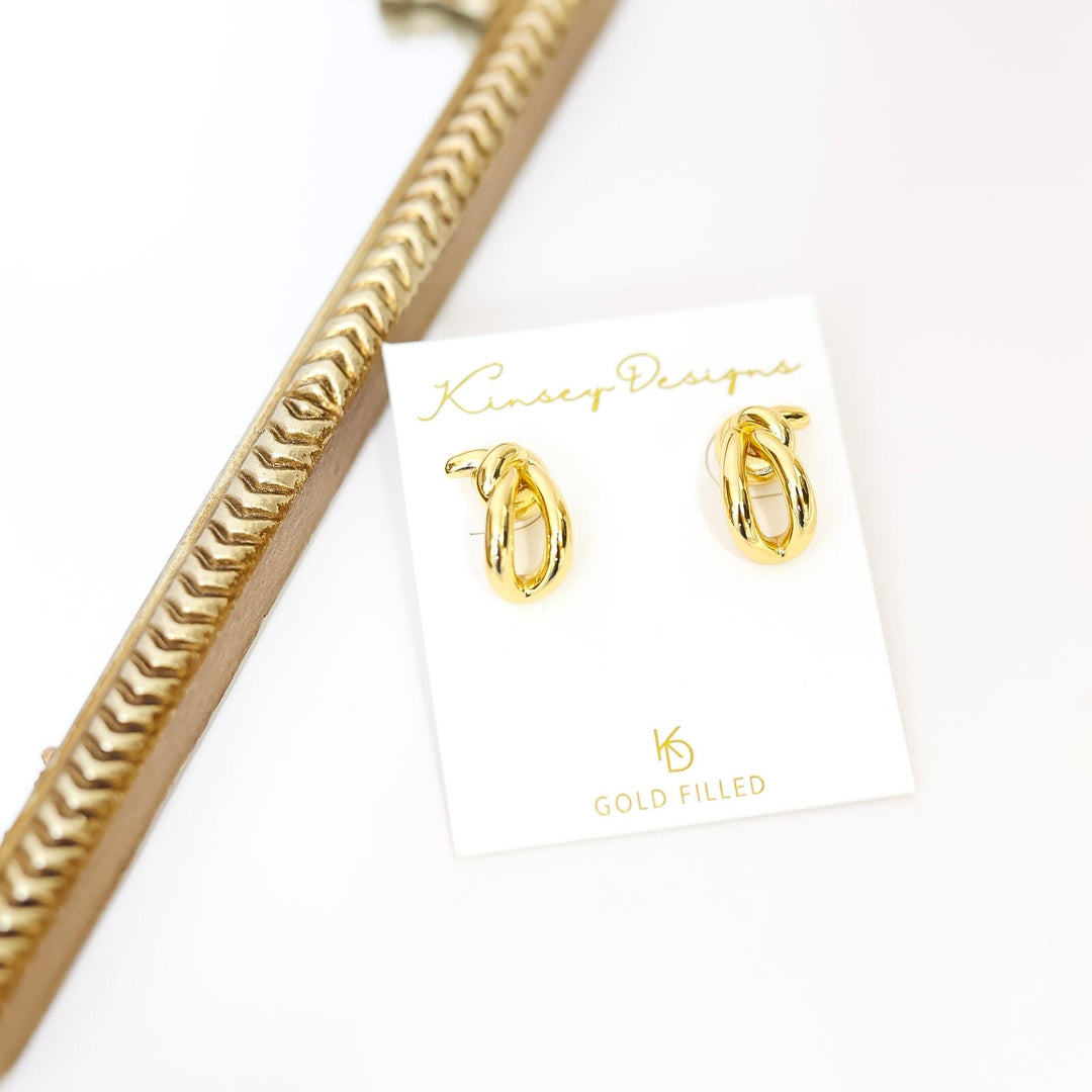 Kinsey Designs | Ana Stud Knot Earring in Gold