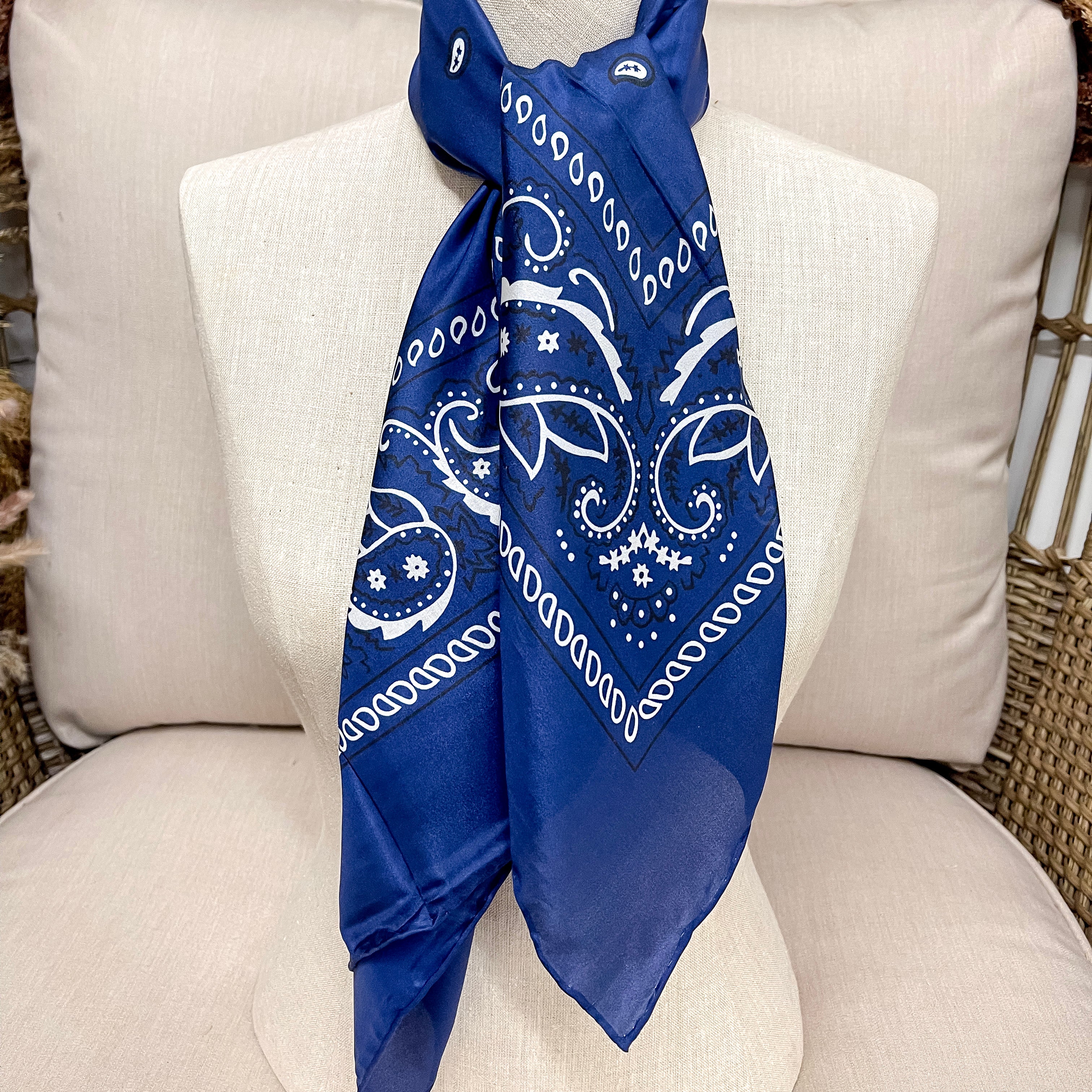 Bandana Wild Rag in Navy