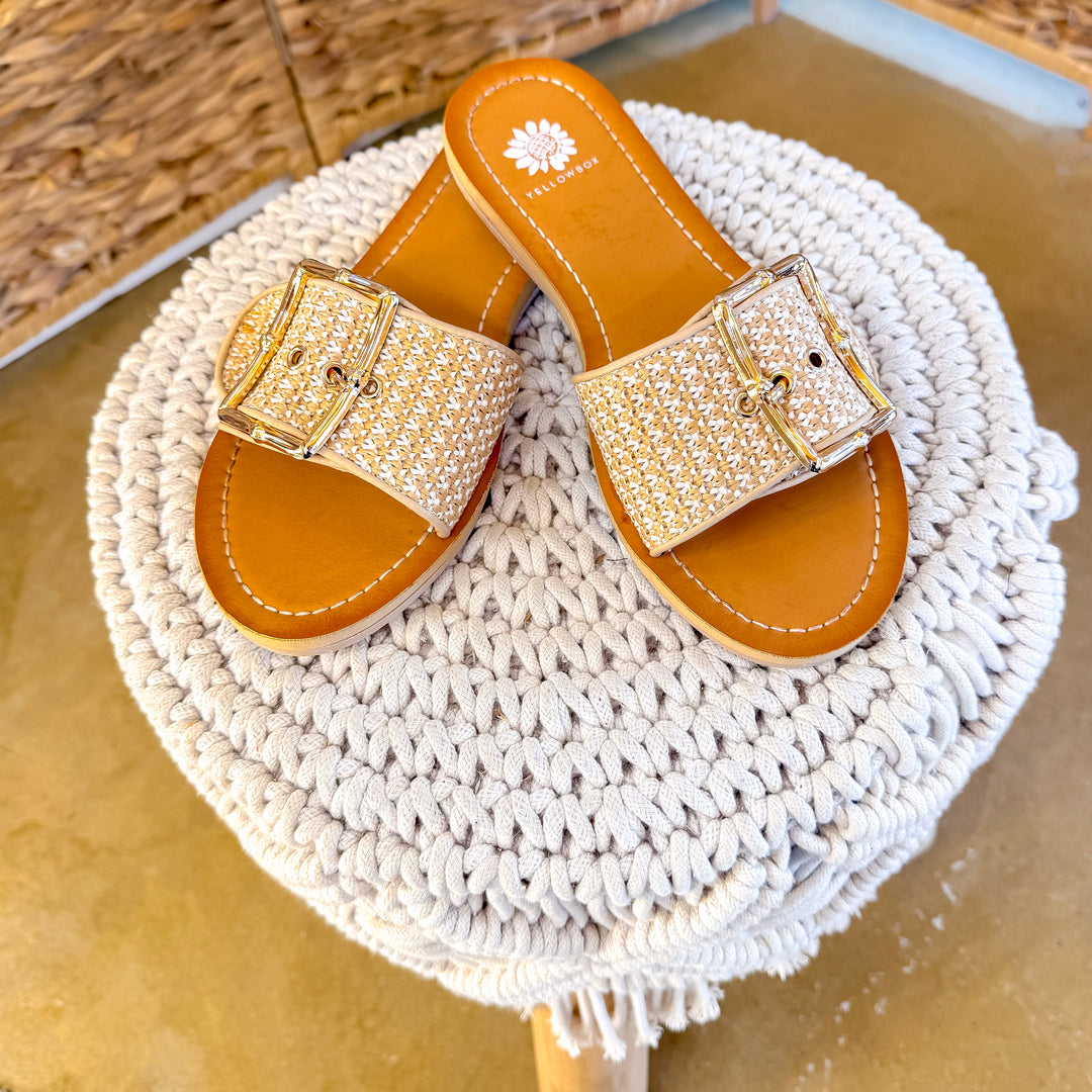 Yellow Box | Helden Slide Sandal in Natural
