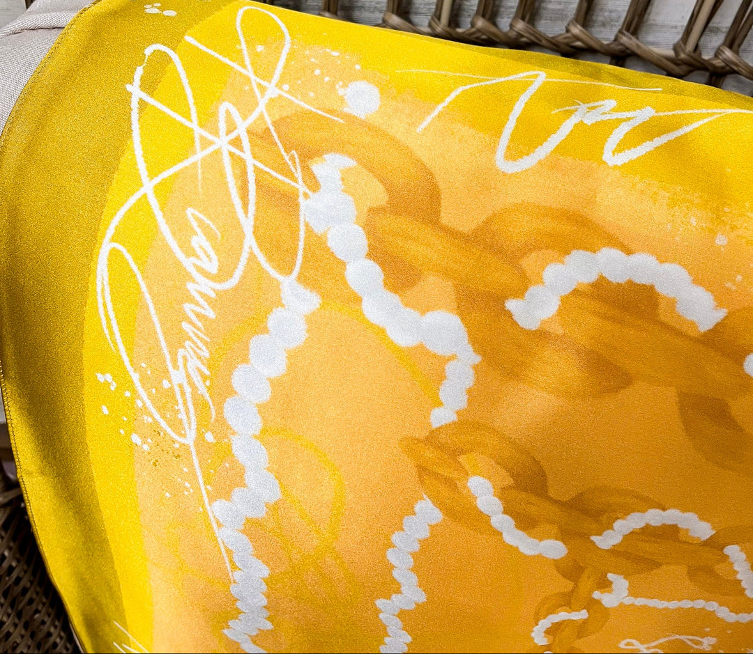 KB's Canvas | Madison Link Scarf in Yellow
